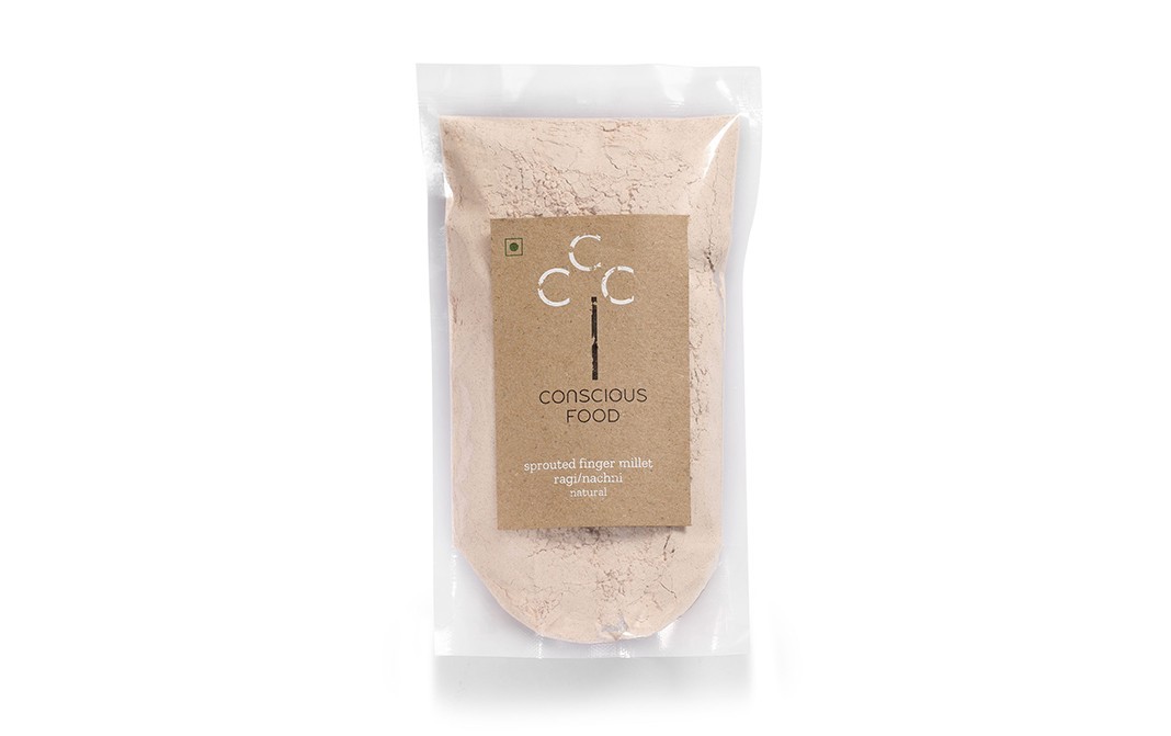 Conscious Food Sprouted Finger Millet Ragi/Nachni   Pack  200 grams
